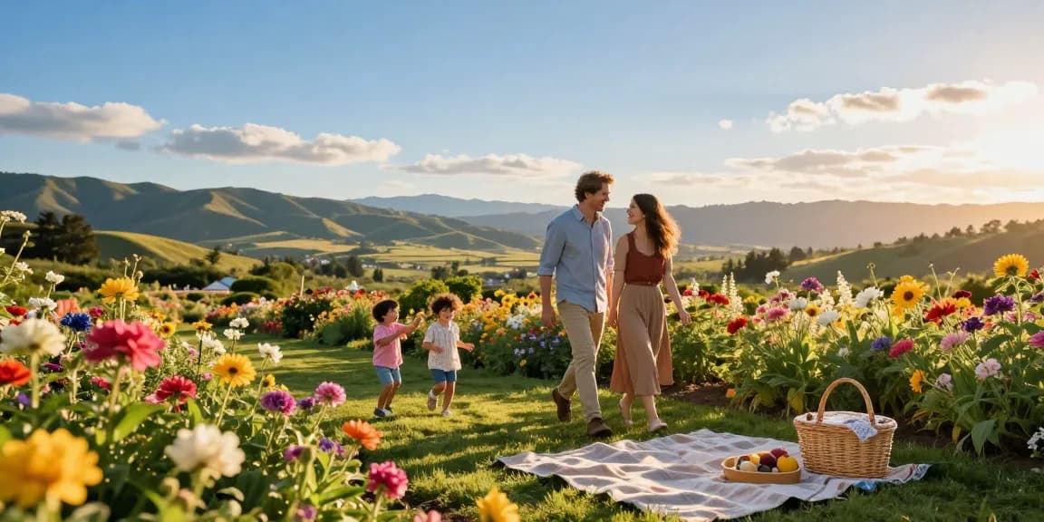 The Capay Valley Garden Tour offers scenic beauty and joy to travelers enjoying blooming flowers and nature.