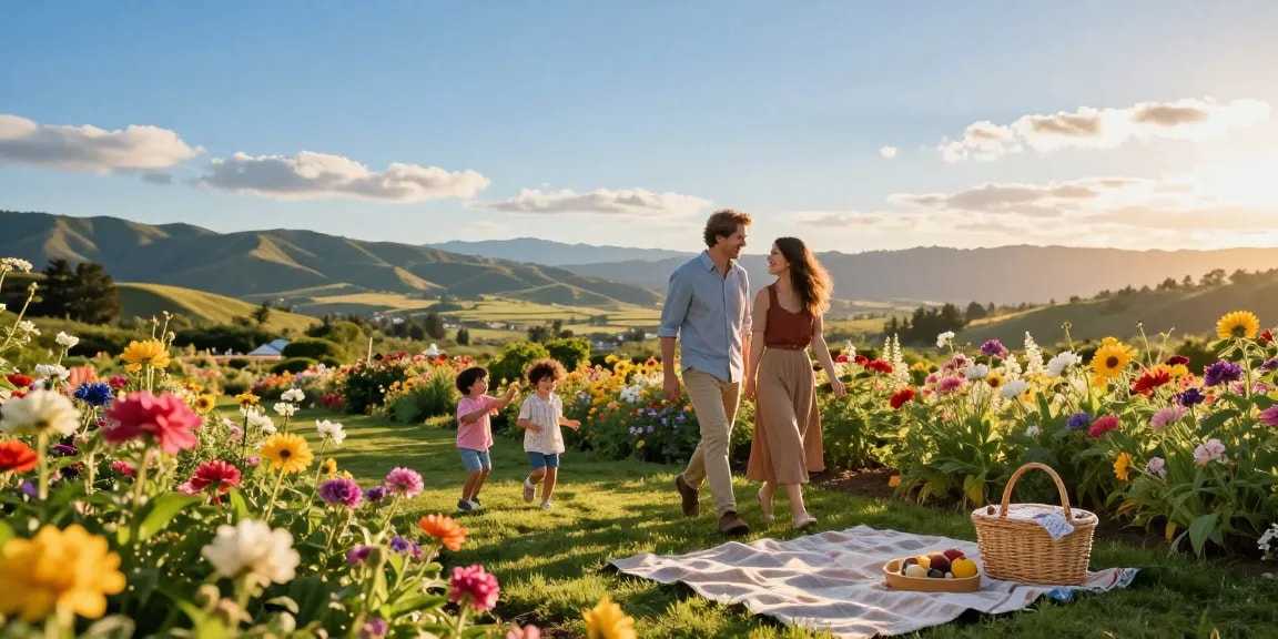 The Capay Valley Garden Tour offers scenic beauty and joy to travelers enjoying blooming flowers and nature.