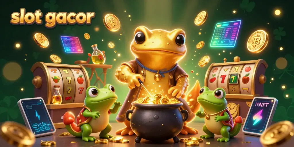 Experience thrilling slot gacor action with alchemical surprises in a colorful digital casino.