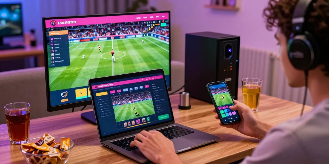 Player engaging in online sports betting experience while exploring 閱讀更多 gaming options on a vibrant platform.