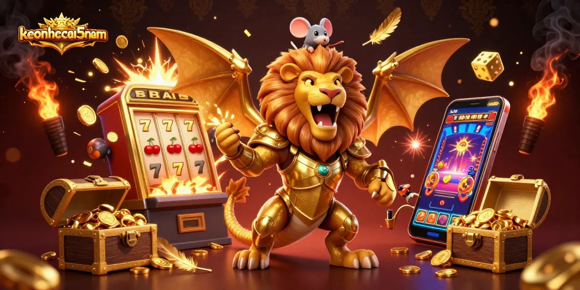 Experience exciting gameplay with keonhacai5nam at the center of a dazzling jackpot explosion.