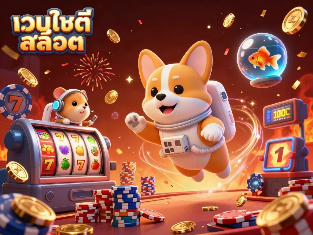 สนุกไปกับเกมสล็อตผ่านเว็บไซต์สล็อตพร้อมตัวละครการ์ตูนในคาสิโนอวกาศ
