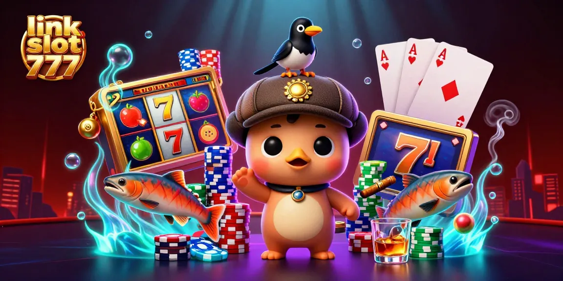 Engage with link slot 777 through vibrant slots, colorful characters, and rich casino elements.
