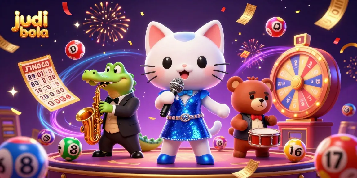 Engage in judi bola with charismatic characters, vibrant casino elements, and high-energy visuals.