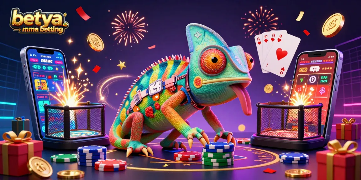Experience betya.com MMA betting and vibrant casino excitement with colorful characters and dynamic game elements.