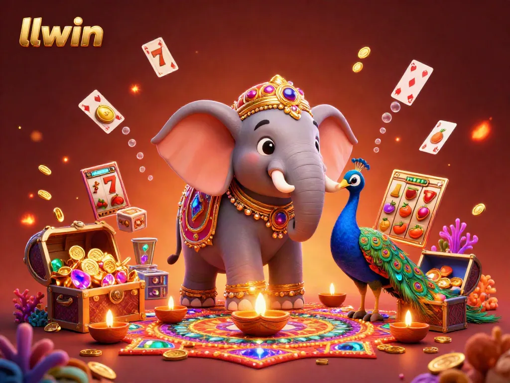 Experience the thrill of llwin with vibrant slots and energetic gameplay in a colorful casino setting.