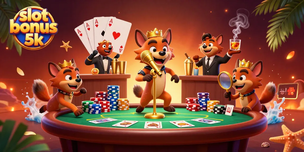 Experience thrilling gameplay with slot bonus 5k, featuring vibrant casino elements in a dynamic scene.