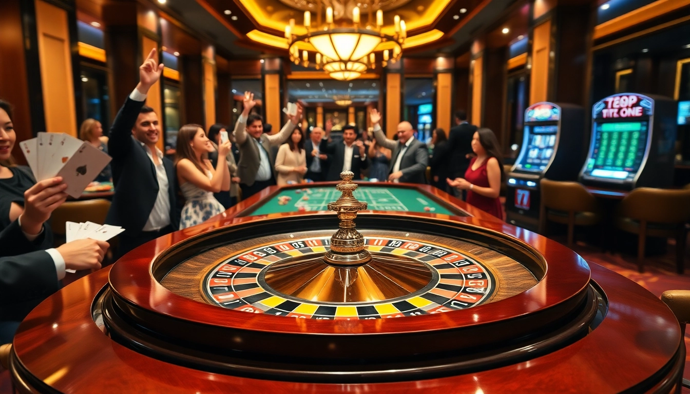 Players celebrating wins at a luxury roulette table scene related to https://789b.one/.