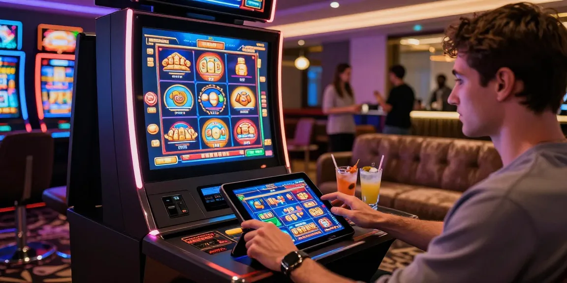 Link LUXURY111 di lingkungan kasino modern, pengguna menikmati permainan slot dengan grafik yang cemerlang.