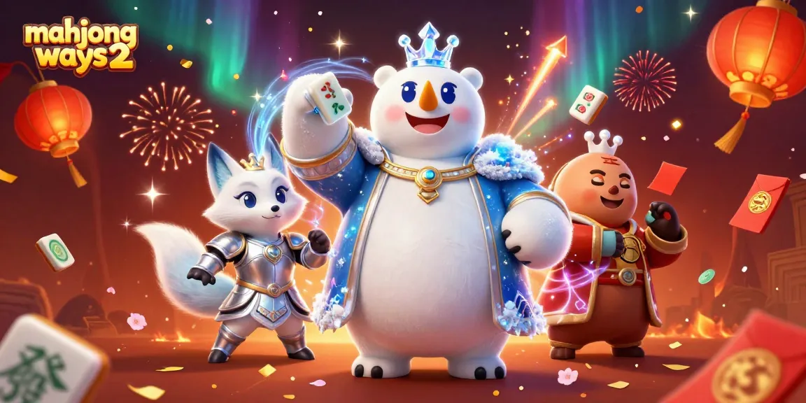 Spin to win with Mahjong Ways 2 featuring vibrant mahjong tiles and festive elements