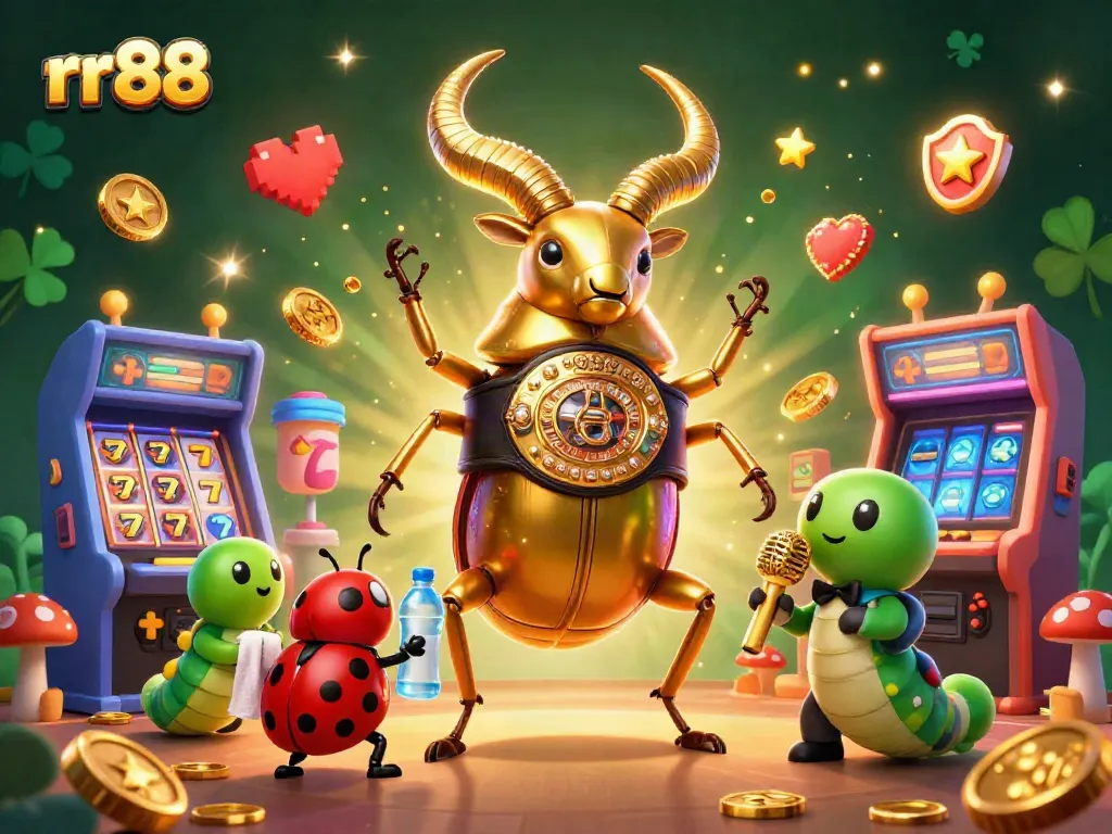 Engage in thrilling gaming adventures at rr88, featuring colorful slot machines and dynamic characters.