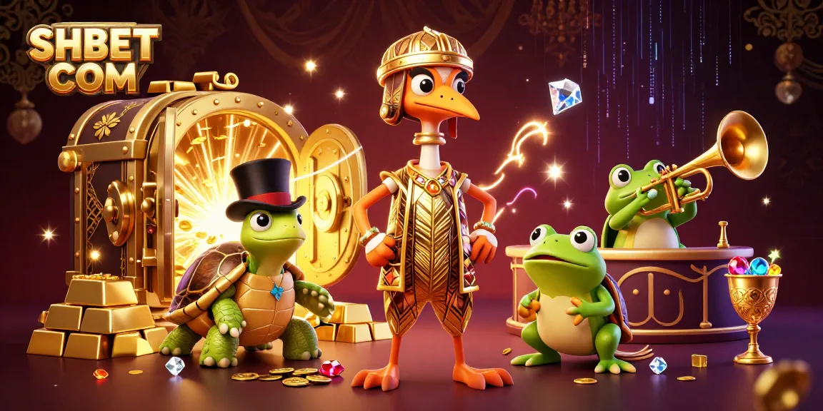 Experience SHBET COM's thrilling gaming world with vibrant characters and treasures galore.
