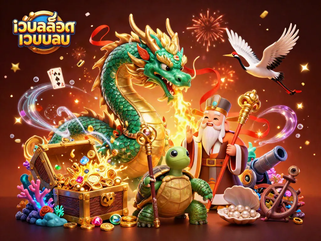 เว็บสล็อตเว็บตรง กับภาพการเล่นเกมที่เต็มไปด้วยมังกรมรกตและความร่ำรวย